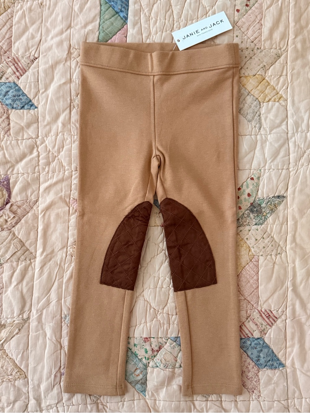 Janie & Jack Equestrian Leggings 3T | NWT | Riding Knee Patch